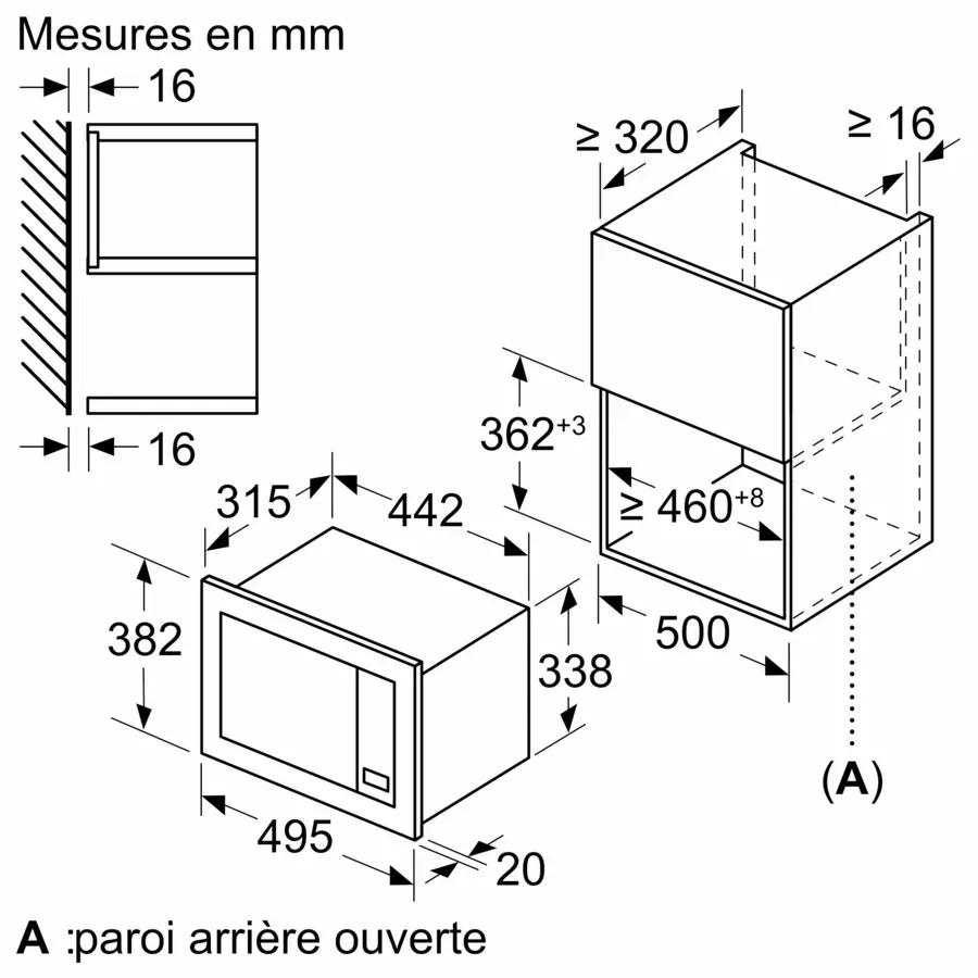 BF523LMB3 MICRO-ONDES SIEMENS IQ300 ENC 20L 800W - 5