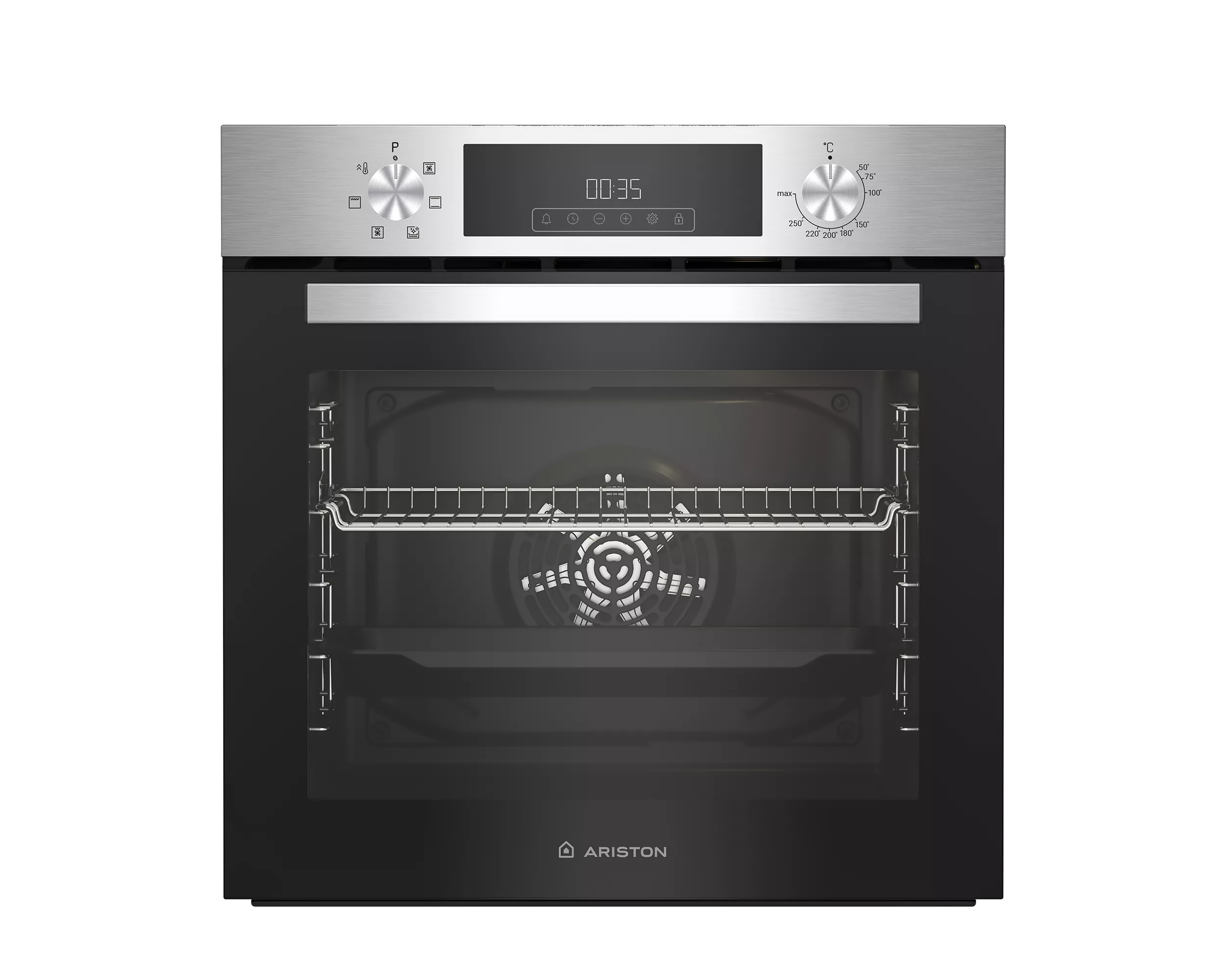 AROE6R253DXNA FOUR ARISTON ELC ENC 72L INOX 6 fonctions - 0