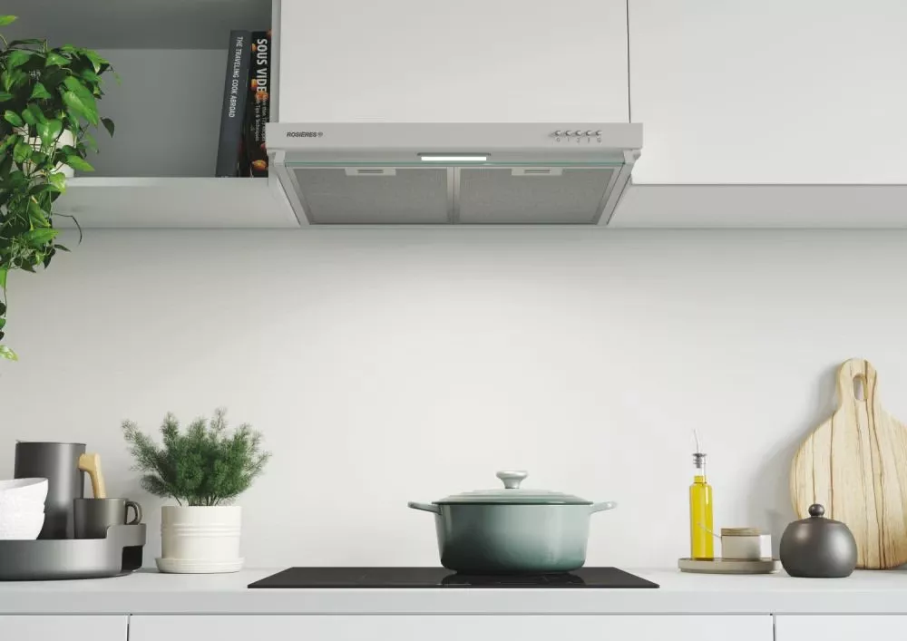 RHC224-1IN HOTTE ROSIERE CASQUETTE 60CM INOX 360M3/H - 2