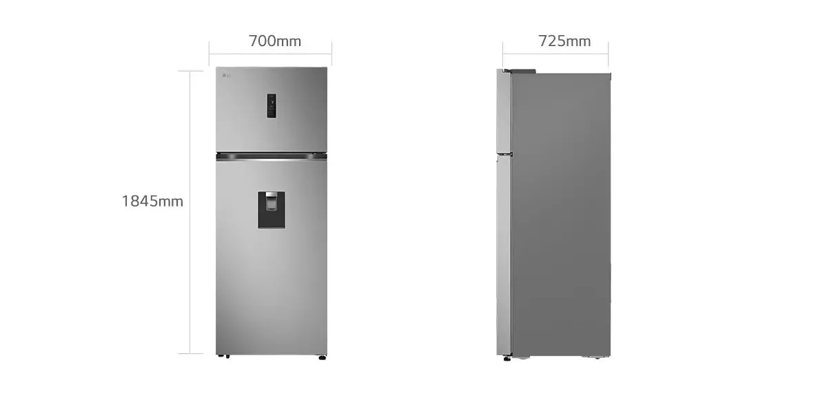 GN-F452PFBK REFRIGERATEUR LG 459L Avec Distributeur Inox - 11
