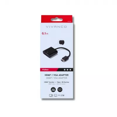 1868_CONVE CONVERTISSEUR VIVANCO HDMI TO VGA - 0