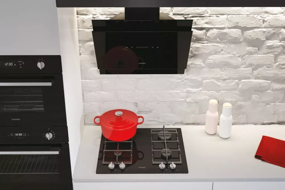 RDG6DCK3B HOTTR ROSIERE INCLINEE DECORATIF 60CM Verre Noir - 1