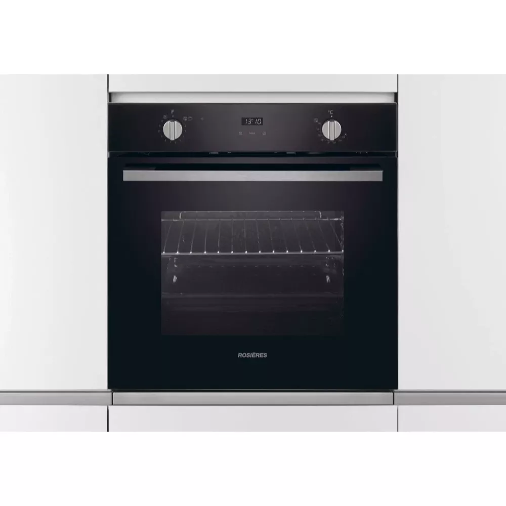 R6GEGFC2TN FOUR ROSIERE MIXTE GAZ/ ELEC 60CM VENTILE NOIR - 1