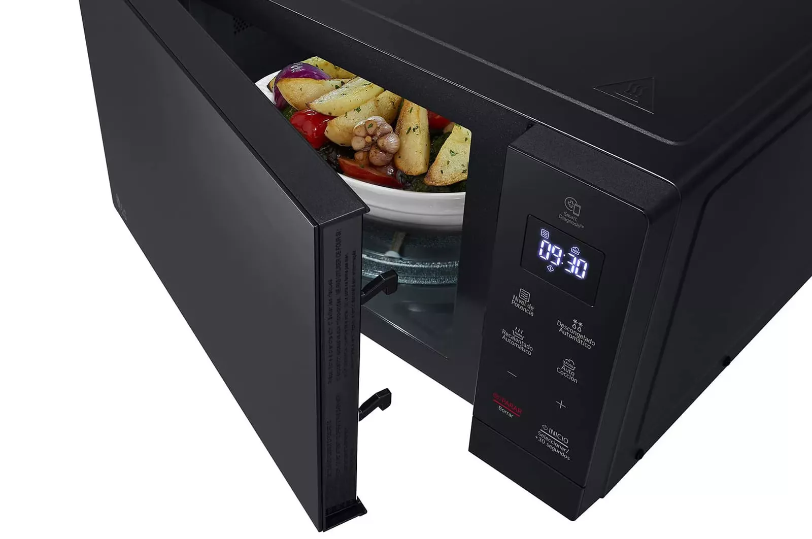 MS3032JAS MICRO ONDE LG 30L NeoChef SLIM Verre Noir New 2025 - 9