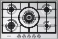 PLAQUE DELONGHI 75CM EN INOX 5FEUX INOX
