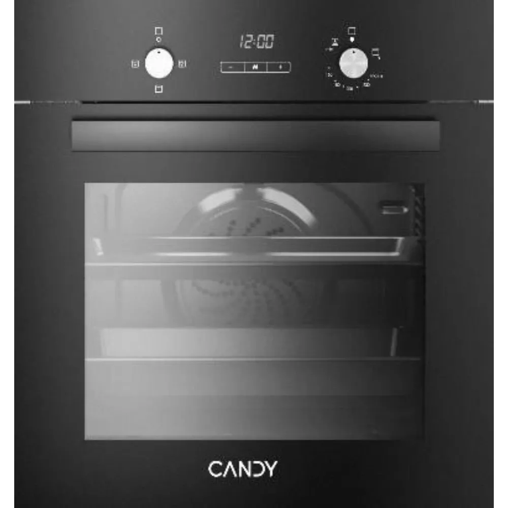 CGGF35N Four Enc Candy Gaz/Gaz 65L Black Glass Catalyse - 0