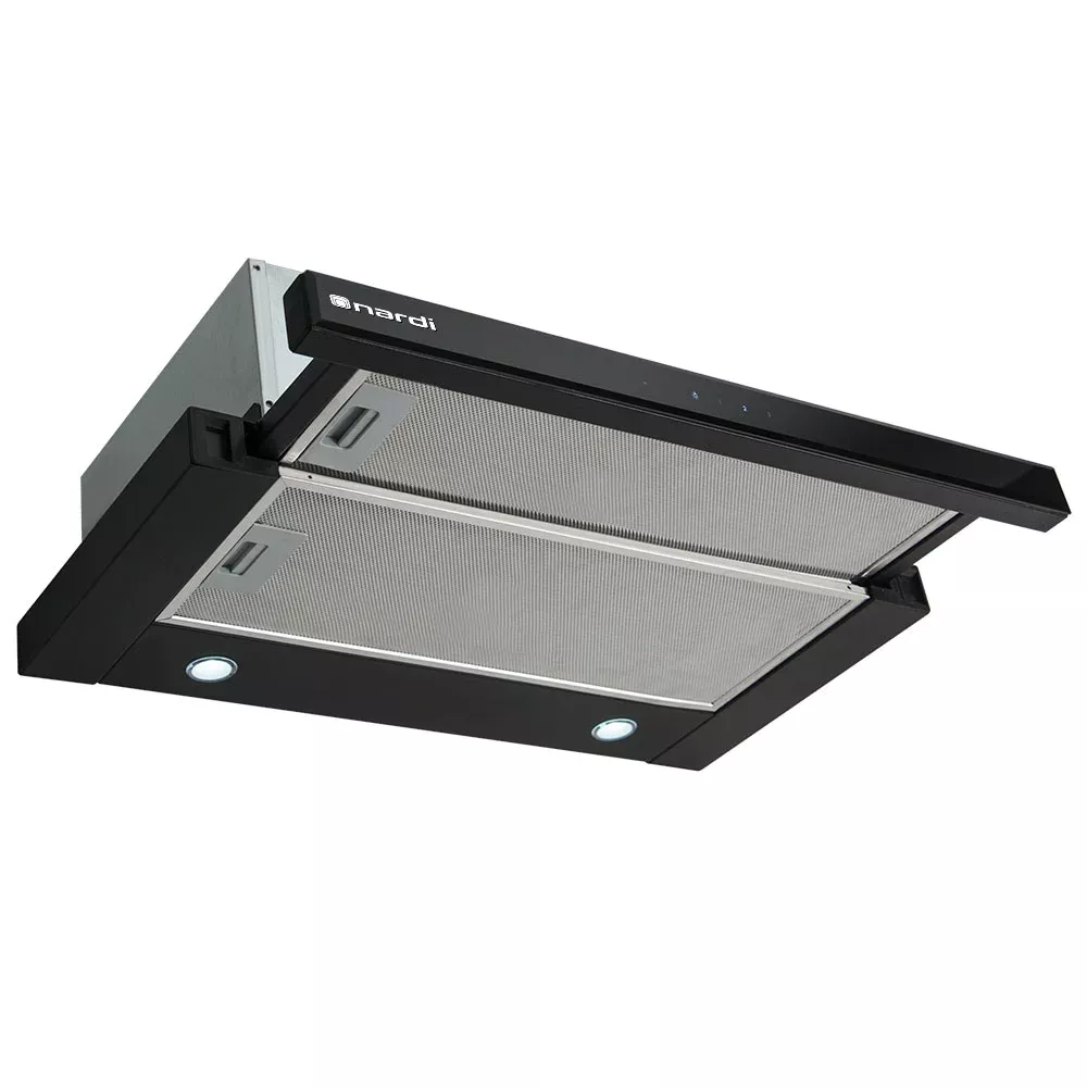 NHT-SG640B Hotte Télescopique NARDI SIGMA 60 cm Noir/Inox - 0