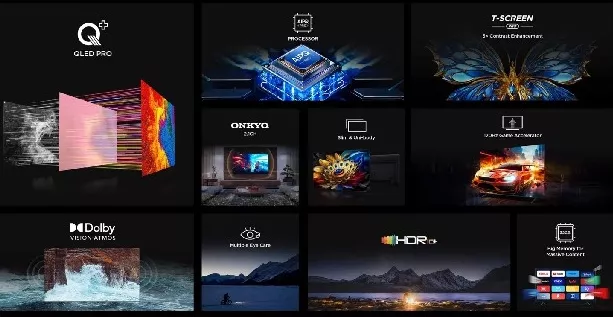 85C655 Téléviseur TCL 85 (215 cm) uHD 4k google tv 120Hz - 7