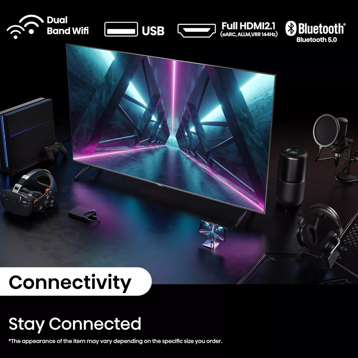 100Q7N Téléviseur hisense 100 qled 4k smart Vidaa144hz - 4