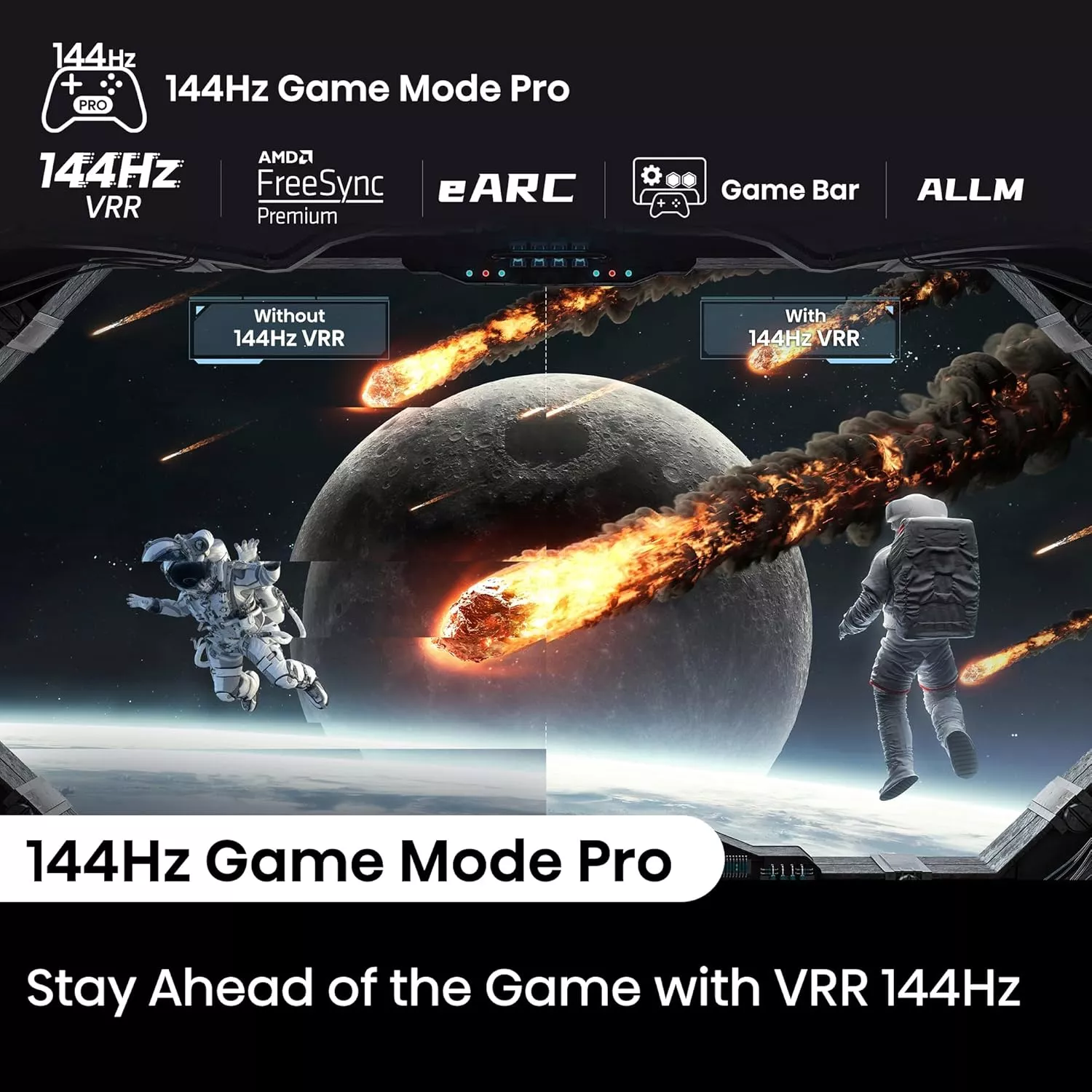 100Q7N Téléviseur hisense 100 qled 4k smart Vidaa144hz - 5