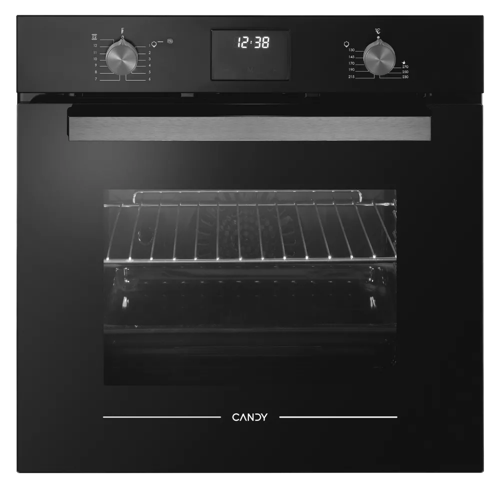 C6GGGFC2TN FOUR CANDY 60cm Gaz/Gaz Catalyse Noir - 0