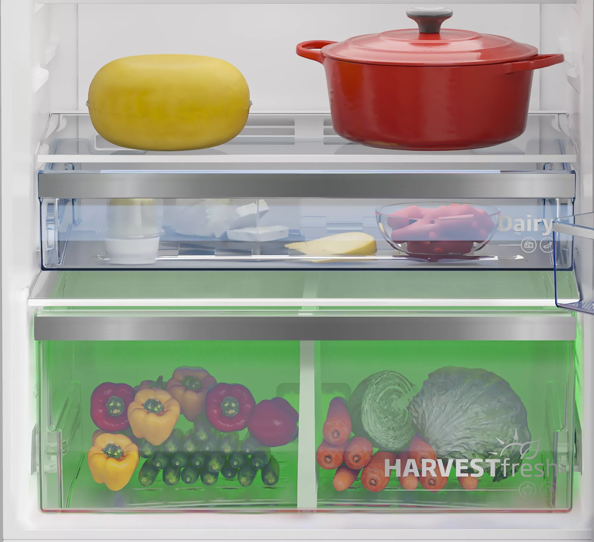 RDNE660E30HSX REFRIGERATEUR BEKO 78CM GRIS 660L 2PORTE - 8