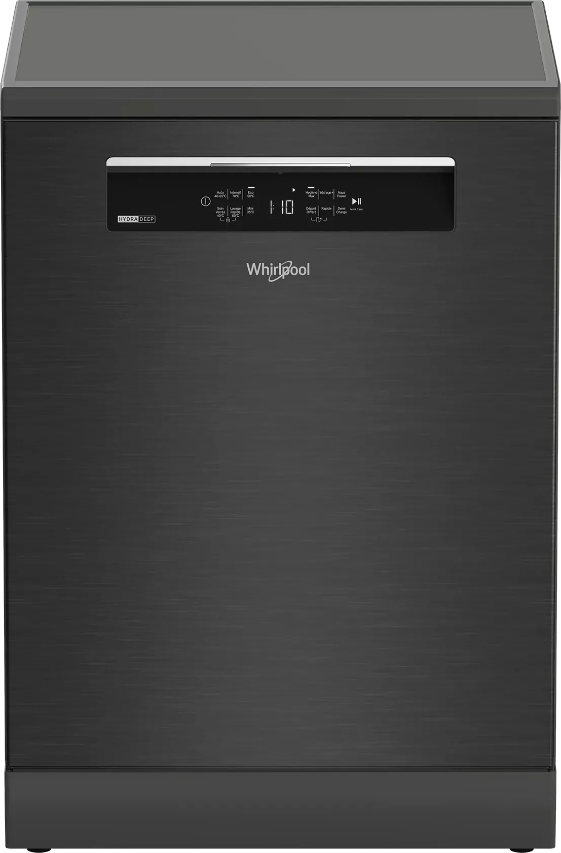 WFD656DD3XBR Lave-vaisselle Whirlpool 15 Inox Noir - 0