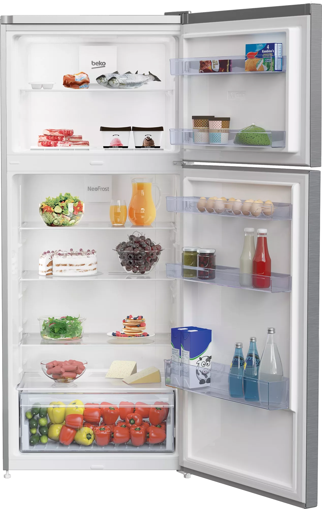 RDNG481M20SX Refrigerateur Beko 480L NoFrost 70Cm Argent - 2