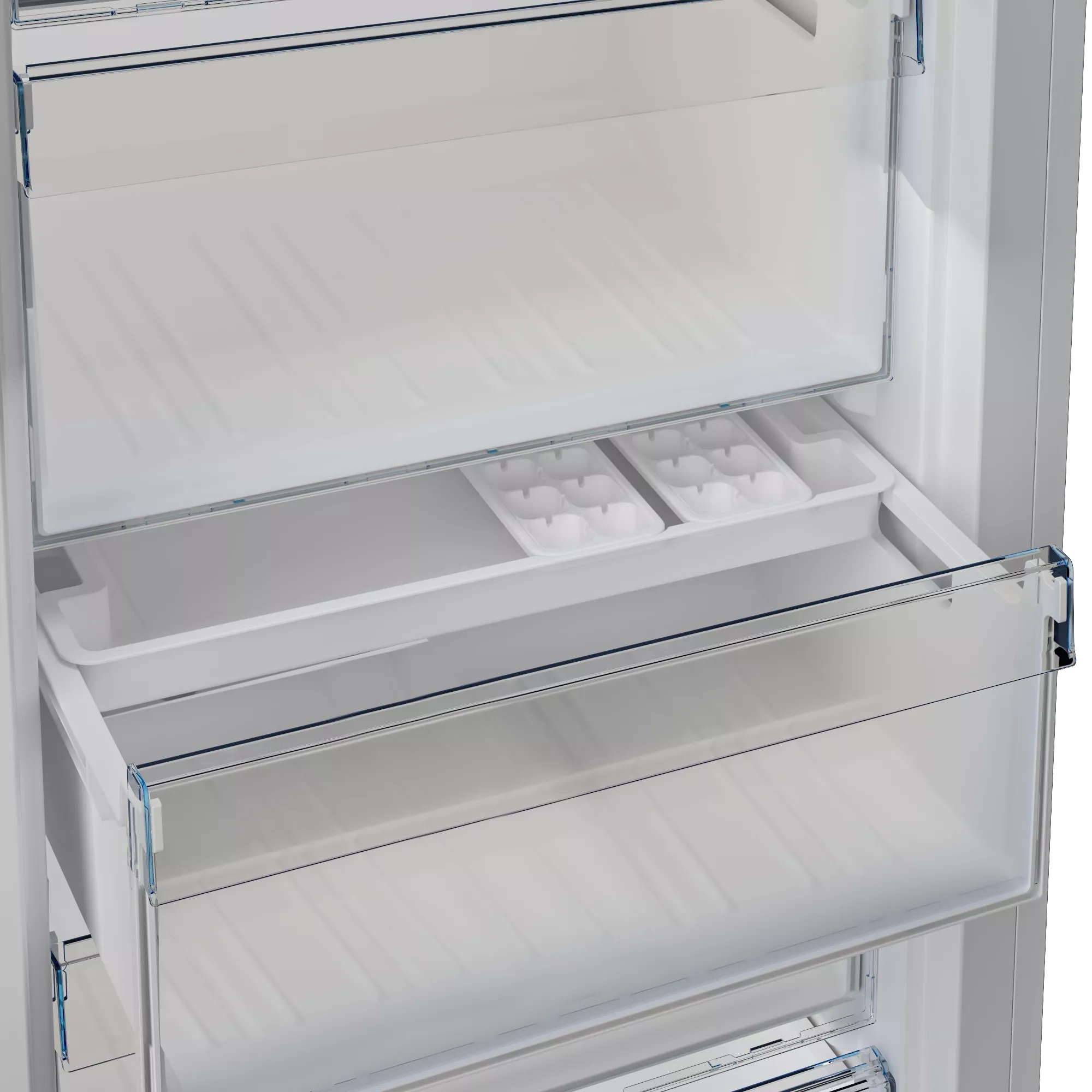RFNE320L23S Congélateur Beko vertical 320L 7 Tiroirs Silver - 5