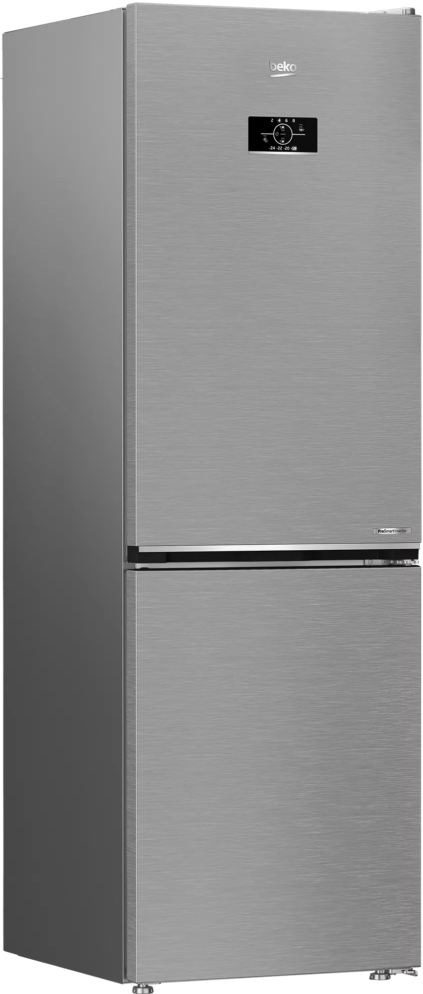 B3RCNE450HSX REFRIGERATEUR BEKO COMBINE 60CM GRIS 450L - 1