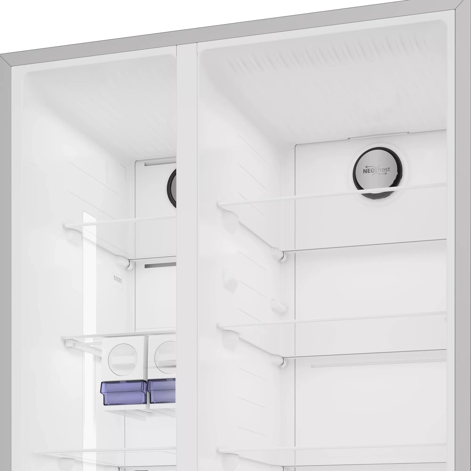 RGNE2640SX REFRIGERATEUR BEKO SIDE BY SIDE 640L SILVER - 4