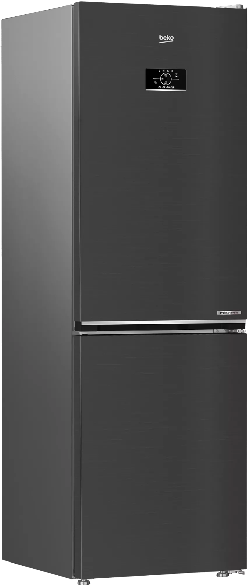 B3RNE450HXBR REFRIGERATEUR BEKO COMBINE 60CM Noir 450L - 1