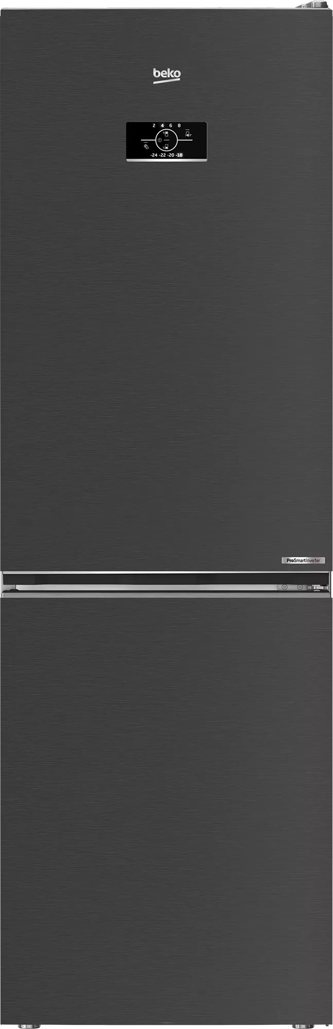 B3RNE450HXBR REFRIGERATEUR BEKO COMBINE 60CM Noir 450L - 0
