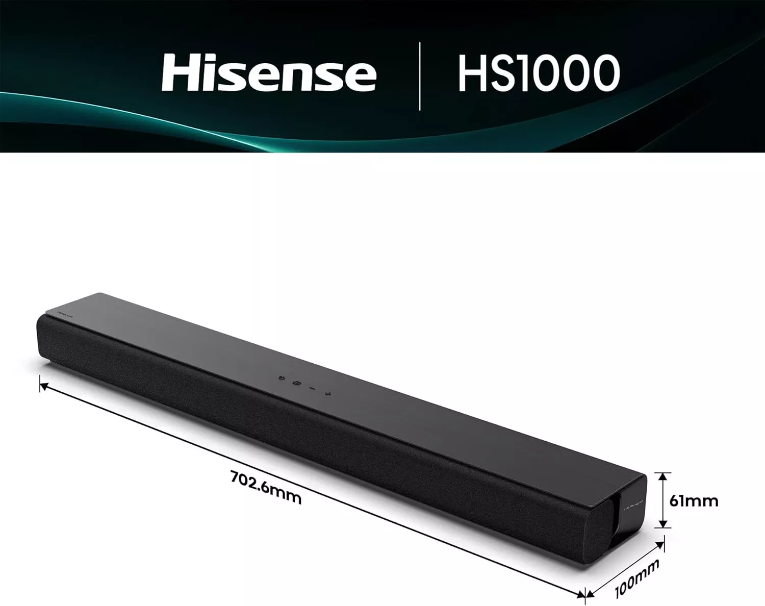 HS1000 Barre de Son Hisense HS1000 2.1 CH 120W Max BT5.3 - 8