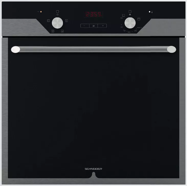 SCFM73VGXB Four Gaz Schneider 73L Air Pulsé Inox Catalyse - 0