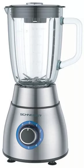 YBL120IX Blender Schneider 1200W bol verre 5Vts 1.75L inox - 0