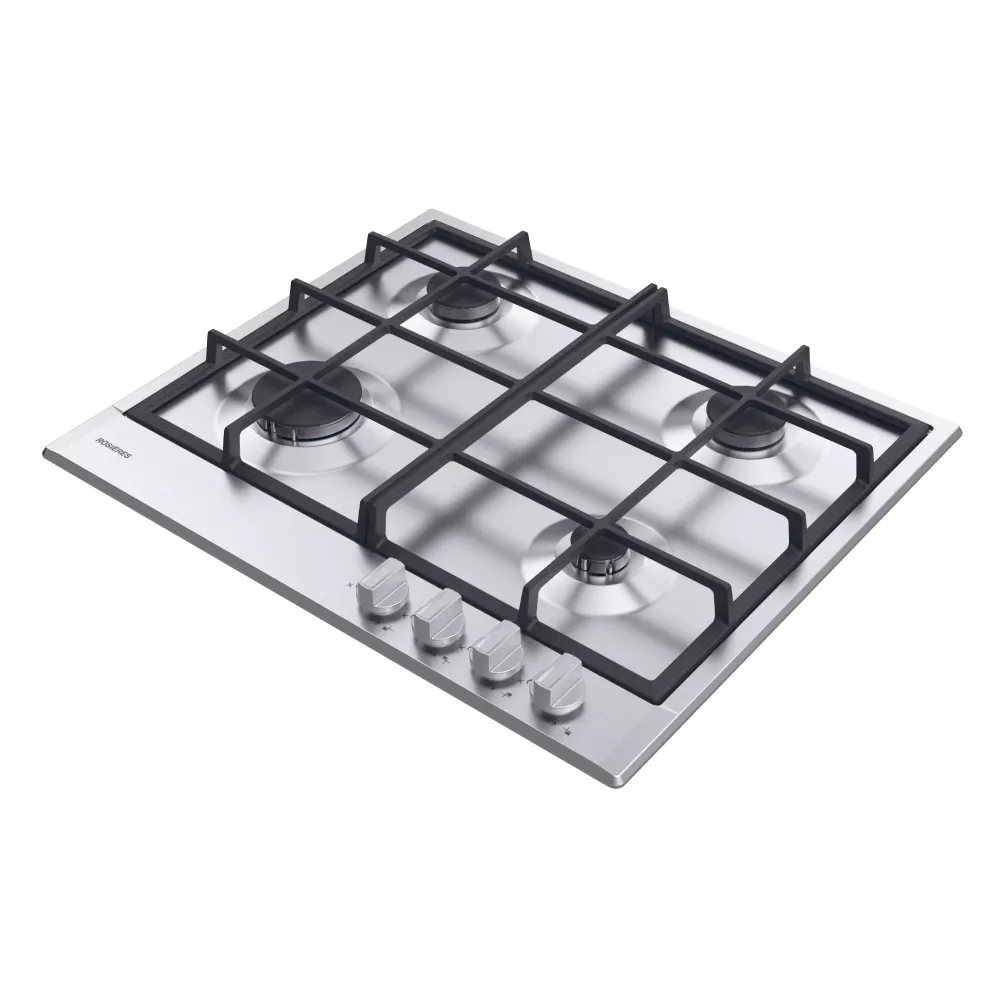 RHGX6ALG-2 Plaque Rosières 60cm 4 Feux Grilles en Fonte Inox - 3