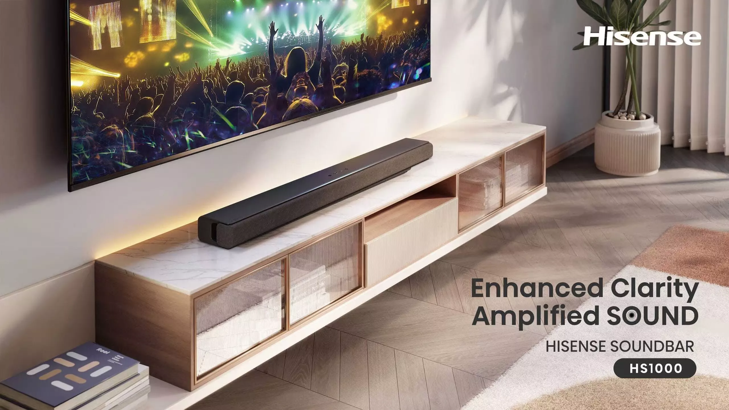 HS1000 Barre de Son Hisense HS1000 2.1 CH 120W Max BT5.3 - 7