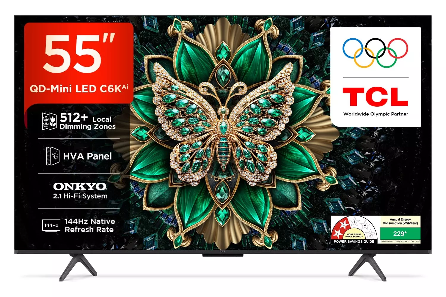 55C6K Téléviseur TCL 55 QD-Mini LED Pro 4K Google 144Hz - 0