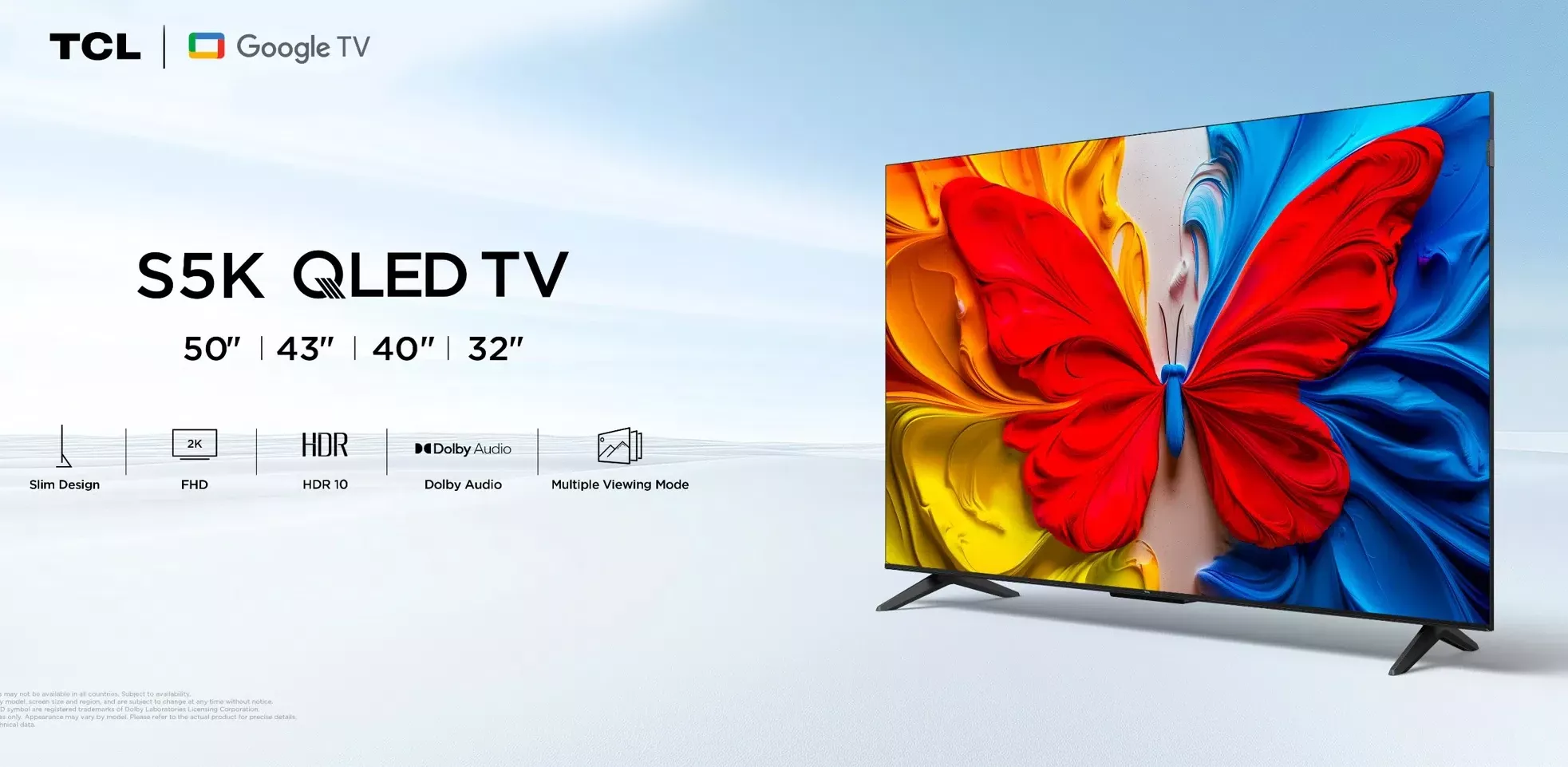 50S5K Téléviseur TCL 50 QLED FHD Google TV HDR10 - 4