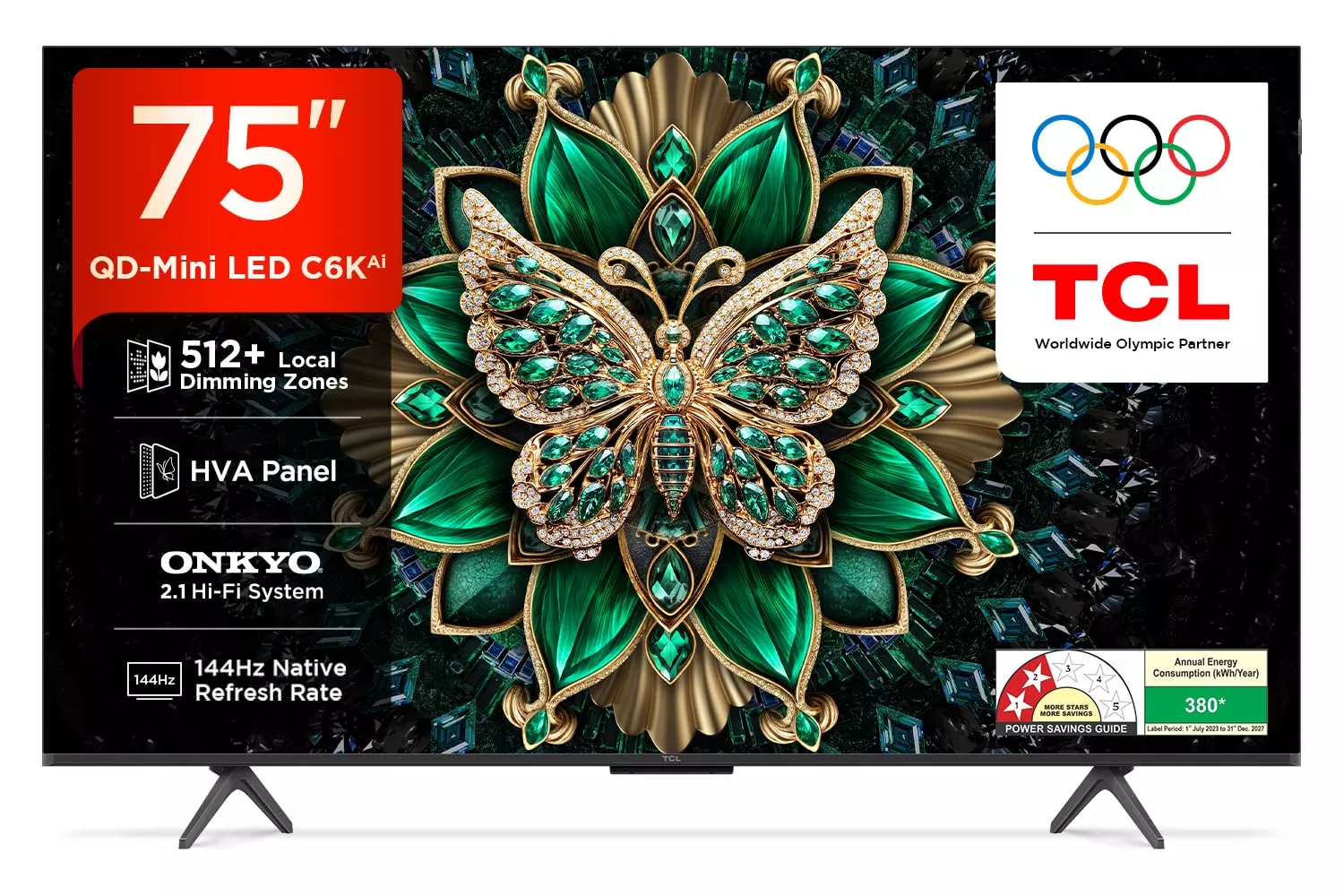 75C6K Téléviseur TCL 75 QD-Mini LED Pro 4K Google 144Hz - 0