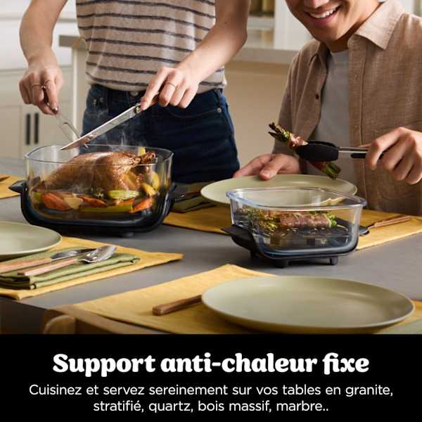 FN1O1EUGY Friteuse à Air Ninja Crispi 4en1  3.8L 1700W - 9