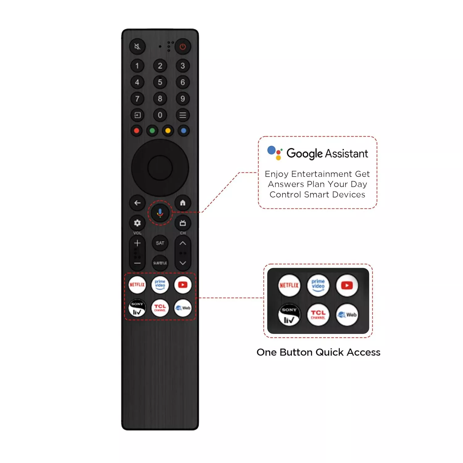 50S5K Téléviseur TCL 50 QLED FHD Google TV HDR10 - 17