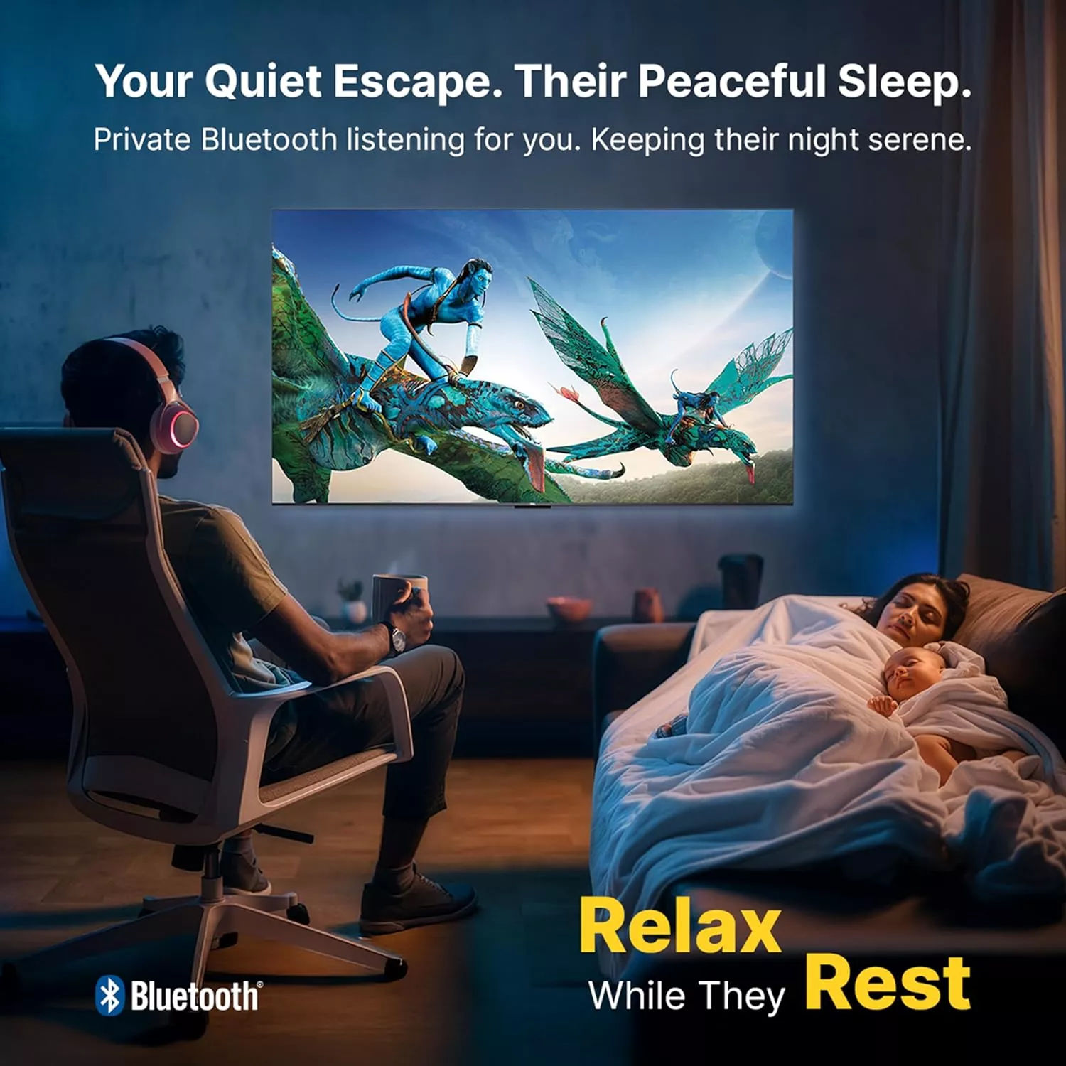 75C6K Téléviseur TCL 75 QD-Mini LED Pro 4K Google 144Hz - 12