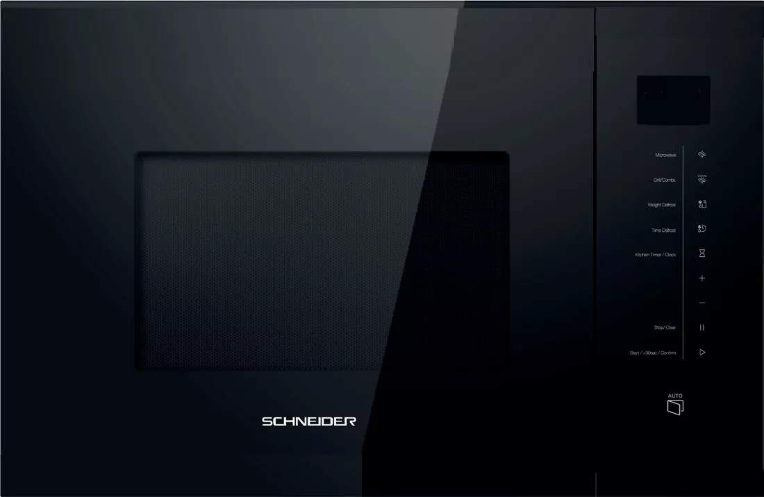 ME925TCBK Micro-ondes Schneider 60Cm 25L & gril Verre noir - 0