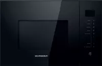 Micro-ondes Schneider 60Cm 25L & gril Verre noir