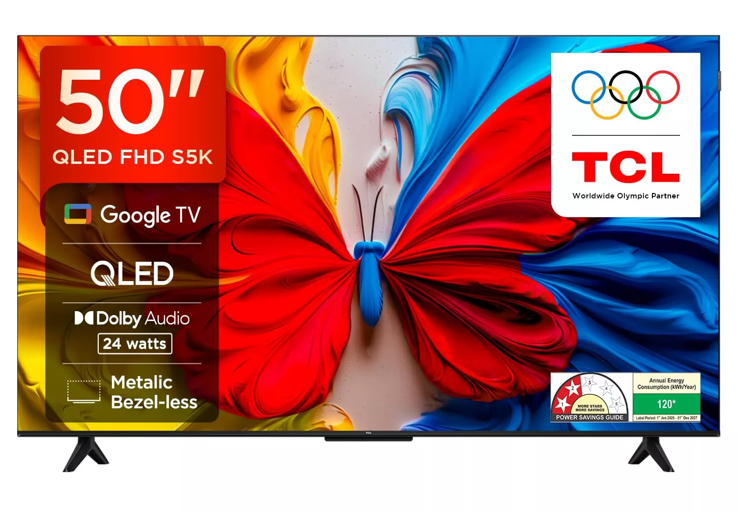 50S5K Téléviseur TCL 50 QLED FHD Google TV HDR10 - 0