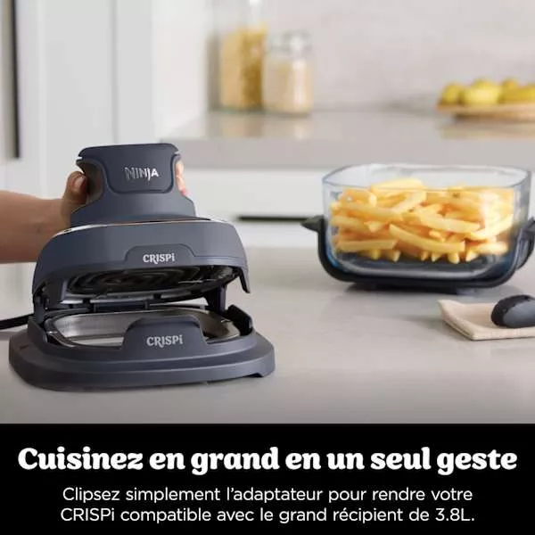 FN1O1EUGY Friteuse à Air Ninja Crispi 4en1  3.8L 1700W - 12
