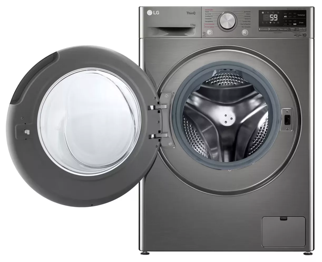 F4V5EYP2P Lave-linge LG 11 kg AI DD Spa Steam 6 Motion DD - 1