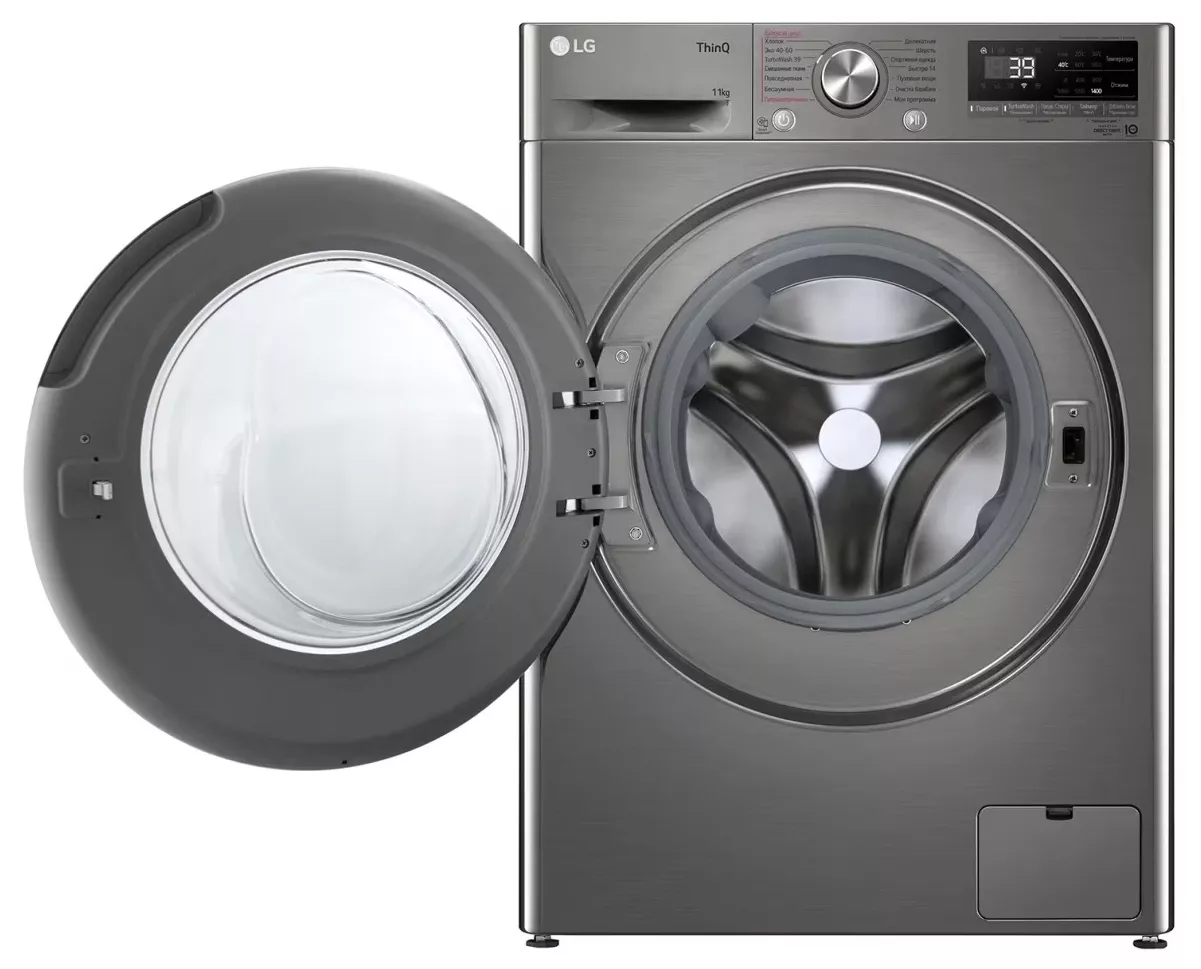 F4V7EYP2PE Lave-linge LG 11 kg AI DD TurboWash 360 Spa Steam - 1