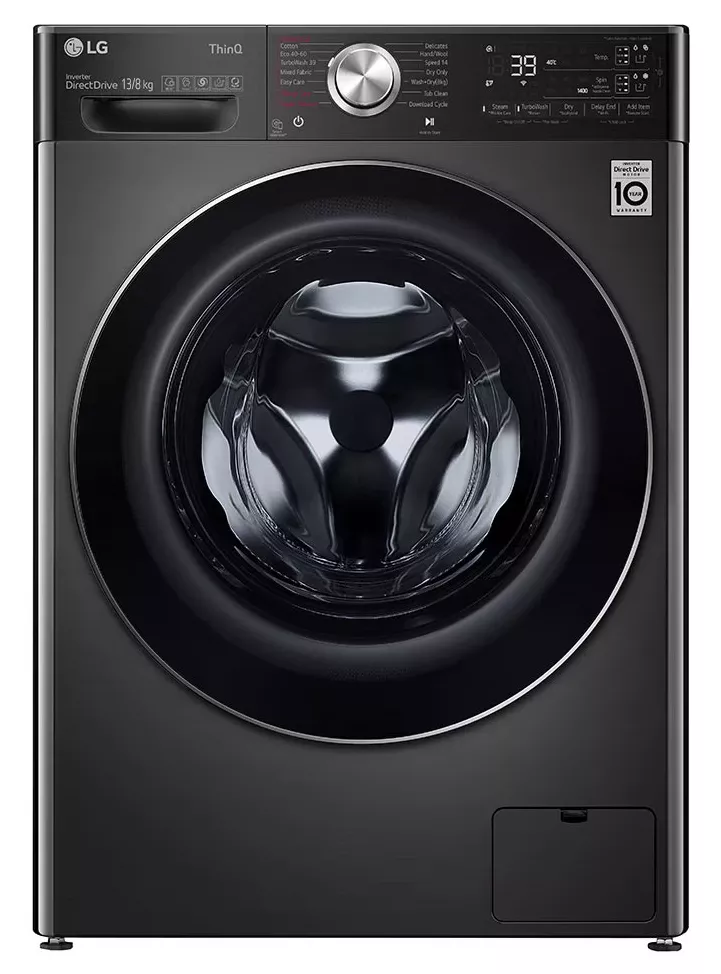 F4V9LCP2EE Lave-séchante LG 13/8 kg AI DD TurboWash 360Steam+ - 0
