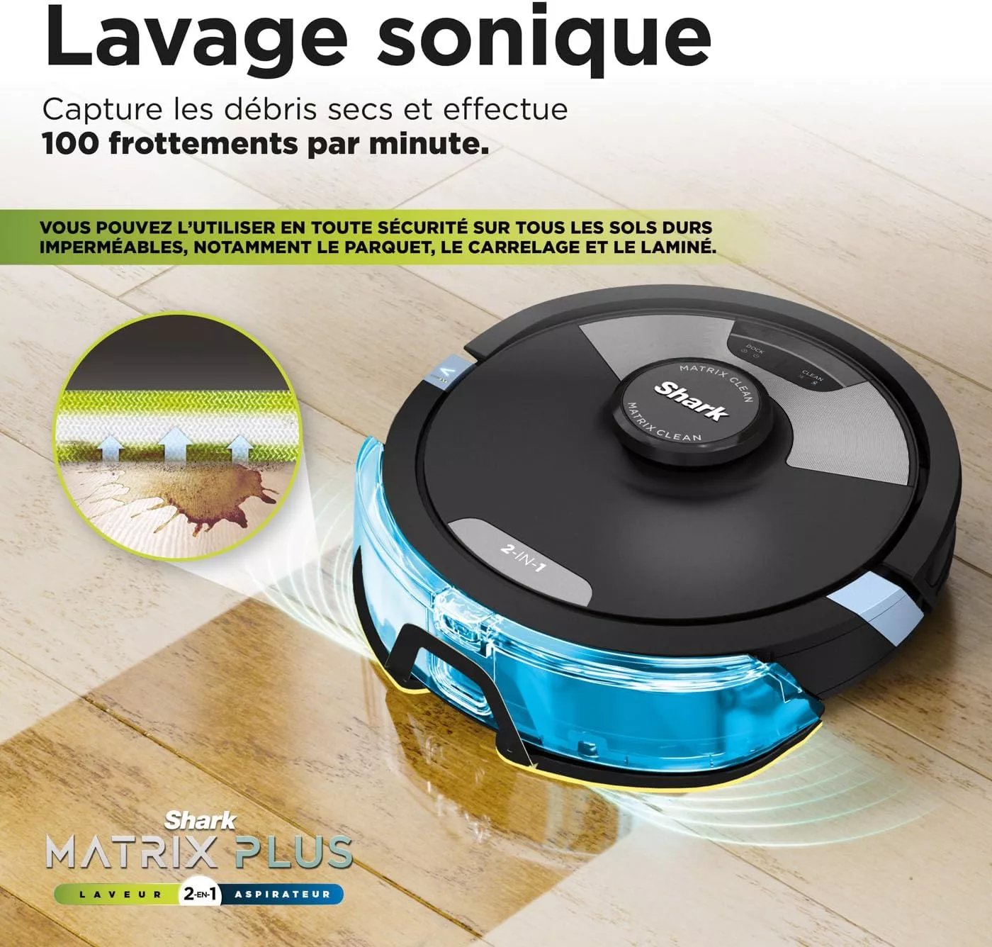 RV2620WDEU Robot aspirateur et laveur 2en1 Shark Matrix Plus - 3