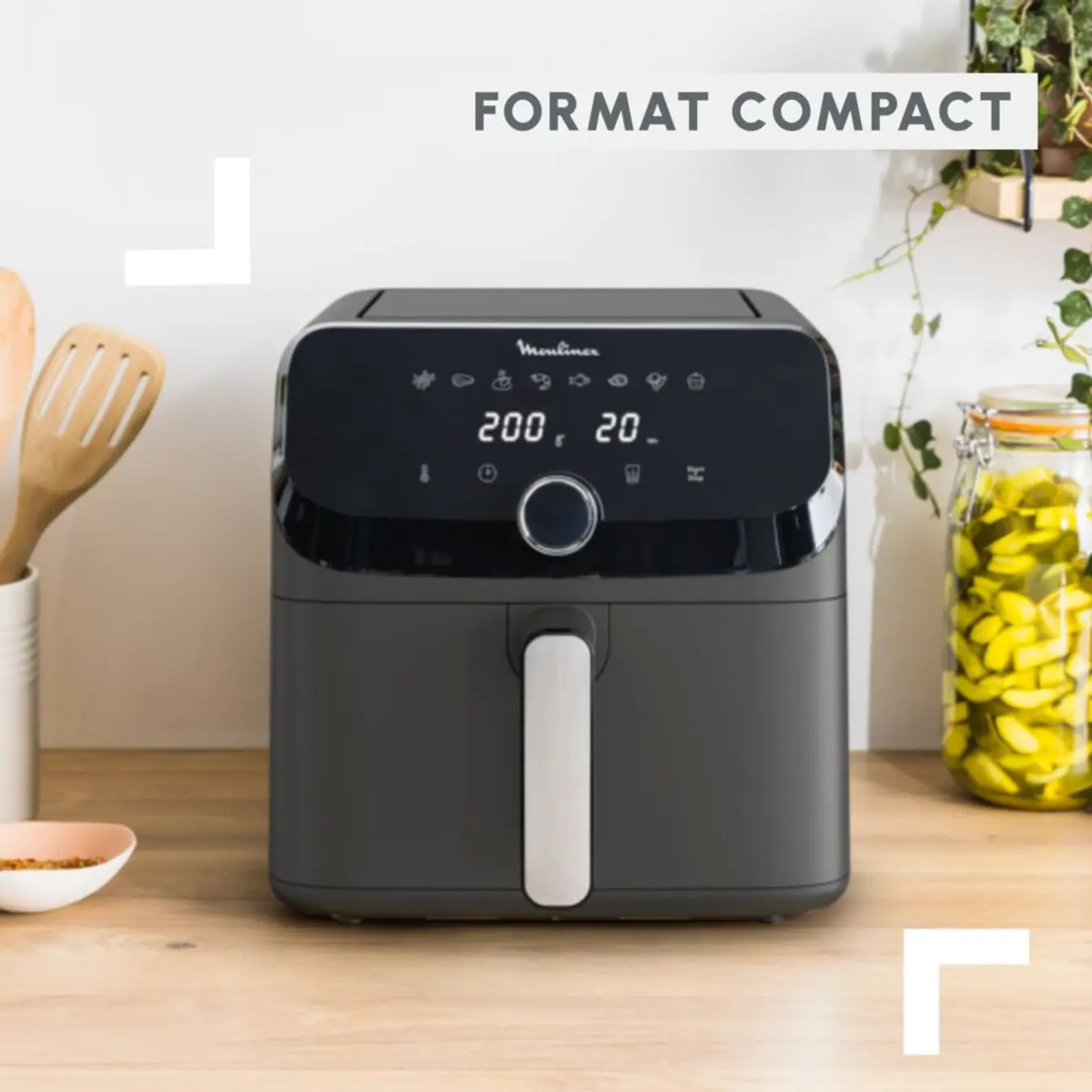 EZ855HF0 Friteuse AirFryer Moulinex Easy Fry Mega 7.5L XXL - 3