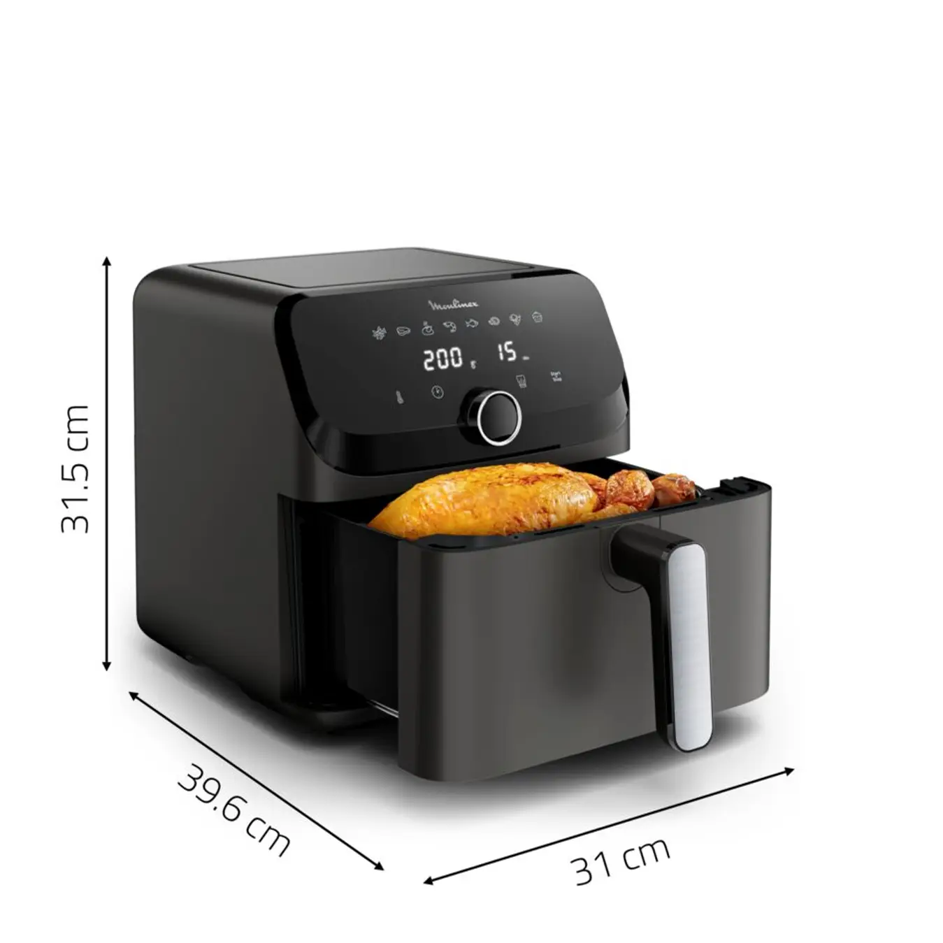 EZ855HF0 Friteuse AirFryer Moulinex Easy Fry Mega 7.5L XXL - 6