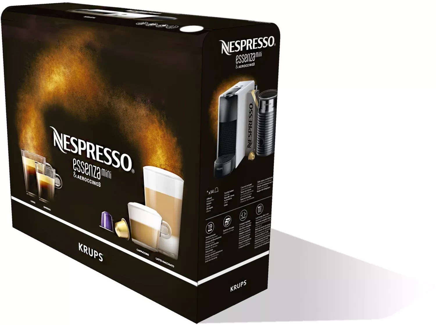 XN111.21 Machine Nespresso Krups Essenza Mini + Aeroccino 3 - 9