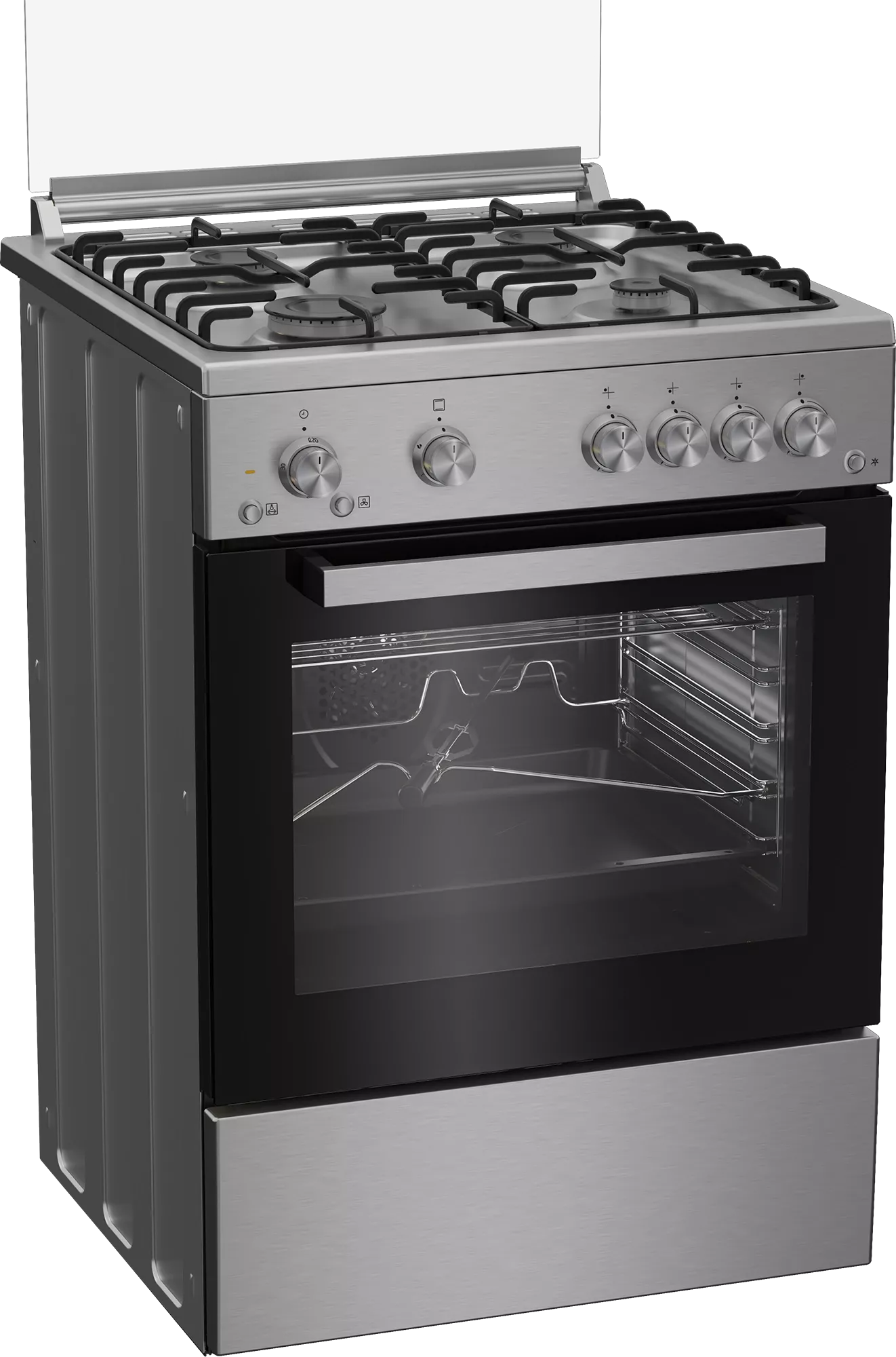 FSHTR62210GXCS Cuisinière Beko 60cm Inox 4 Feux Gaz Catalyse - 2