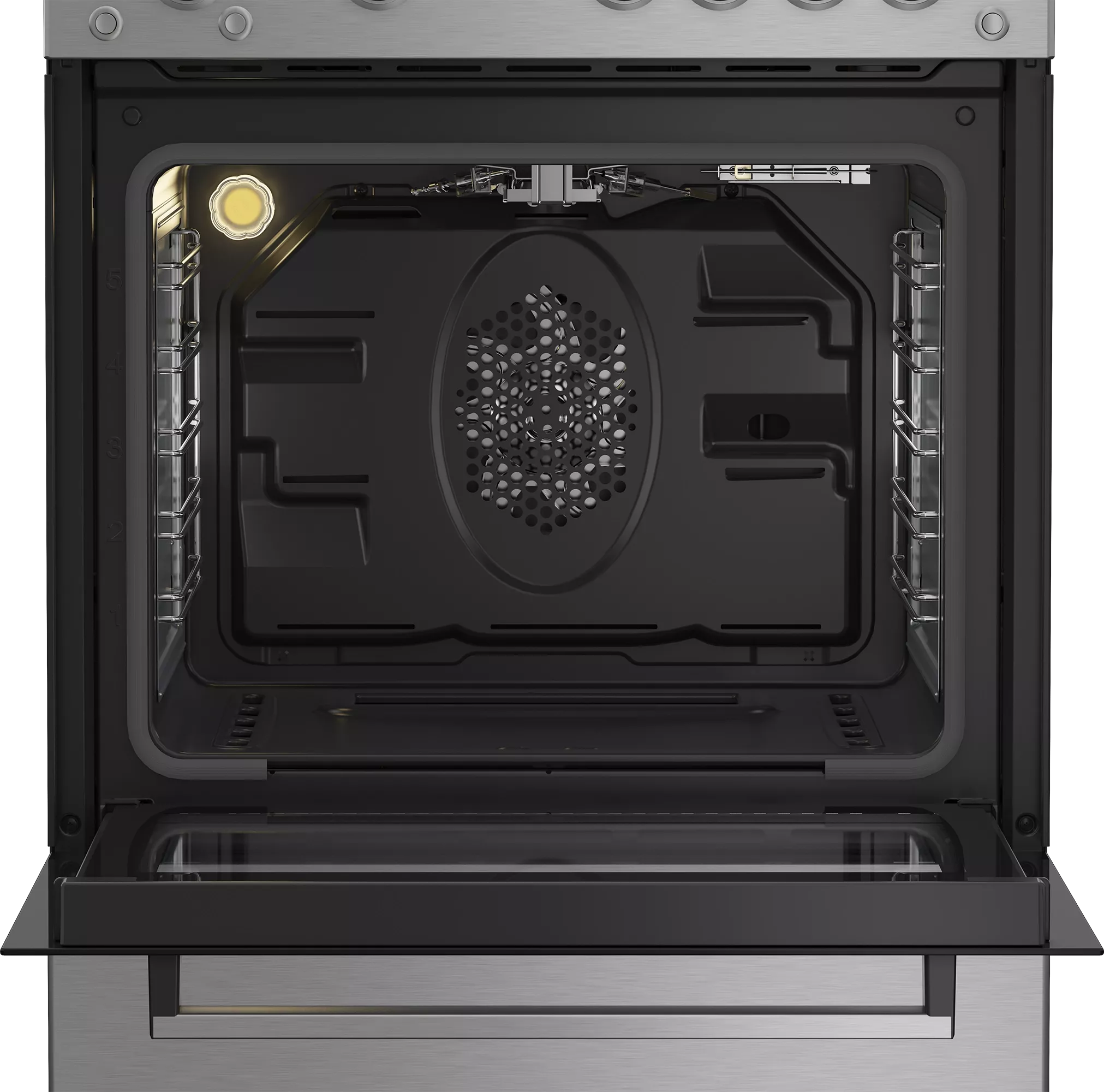 FSHTR62210GXCS Cuisinière Beko 60cm Inox 4 Feux Gaz Catalyse - 6