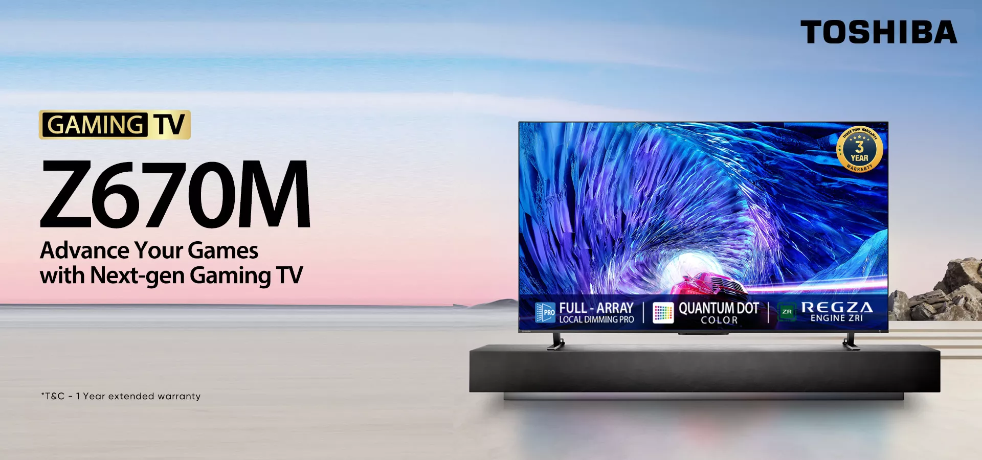 55Z670RP TV Toshiba 55 QLED 4K Gaming 144Hz Smart AI - 7