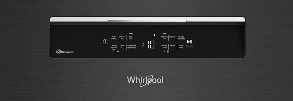 WFD6611DD3XBR Lave-vaisselle Whirlpool 16C Smart HomeWhiz - 1