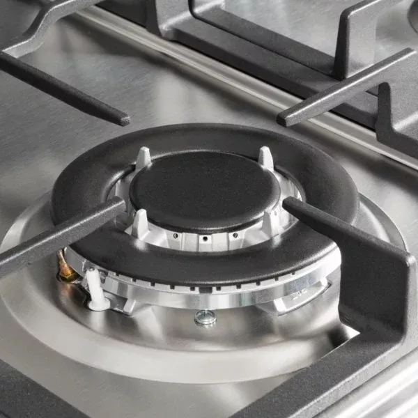 NTE64WGXH1 Plaque Nardi 4 Feux 60cm Wok Inox - 5